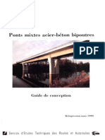 Ponts mixtes acier-bأ©ton bipoutres - Guide de conception