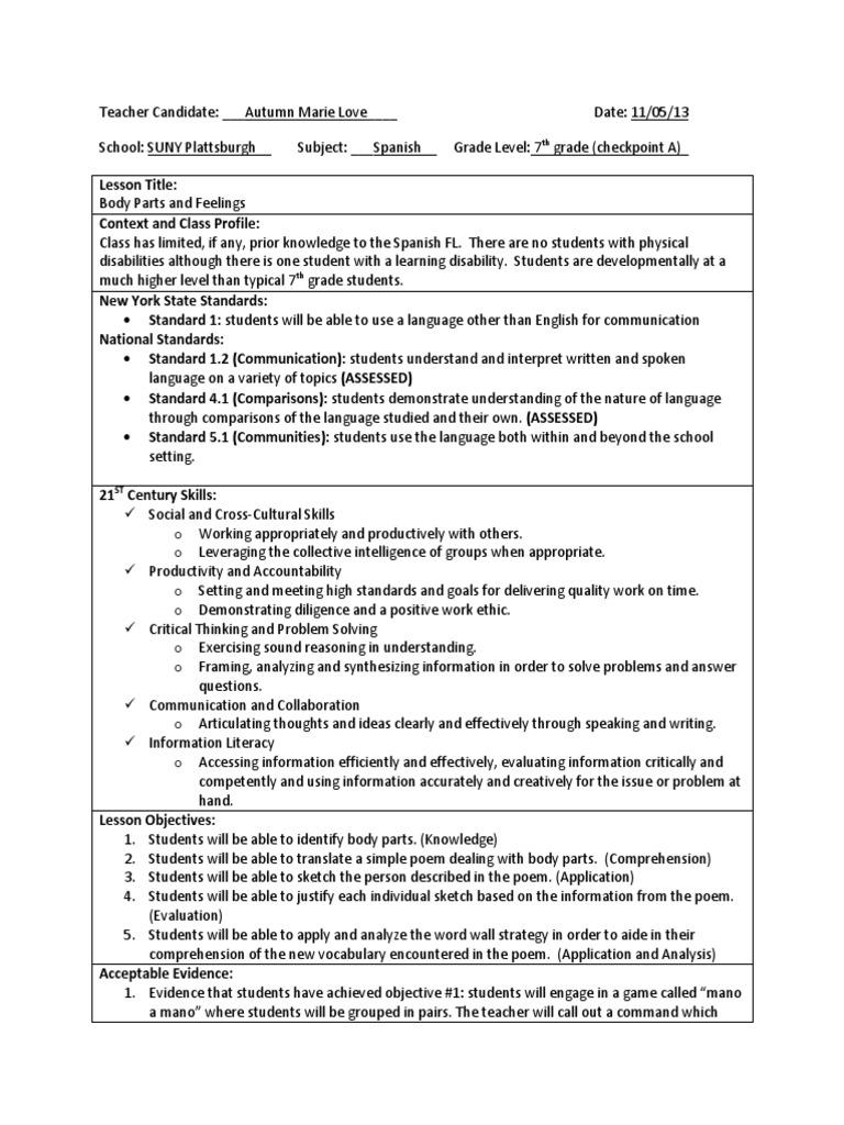 Teaching A Reading Strategy (1) Lesson Plan | PDF | Lesson Plan ...