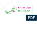 Groene Loper Winternieuwsbrief 2013