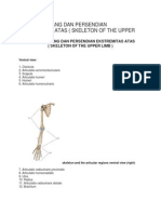 Anatomi Tulang Dan Persendian Ekstremitas Atas