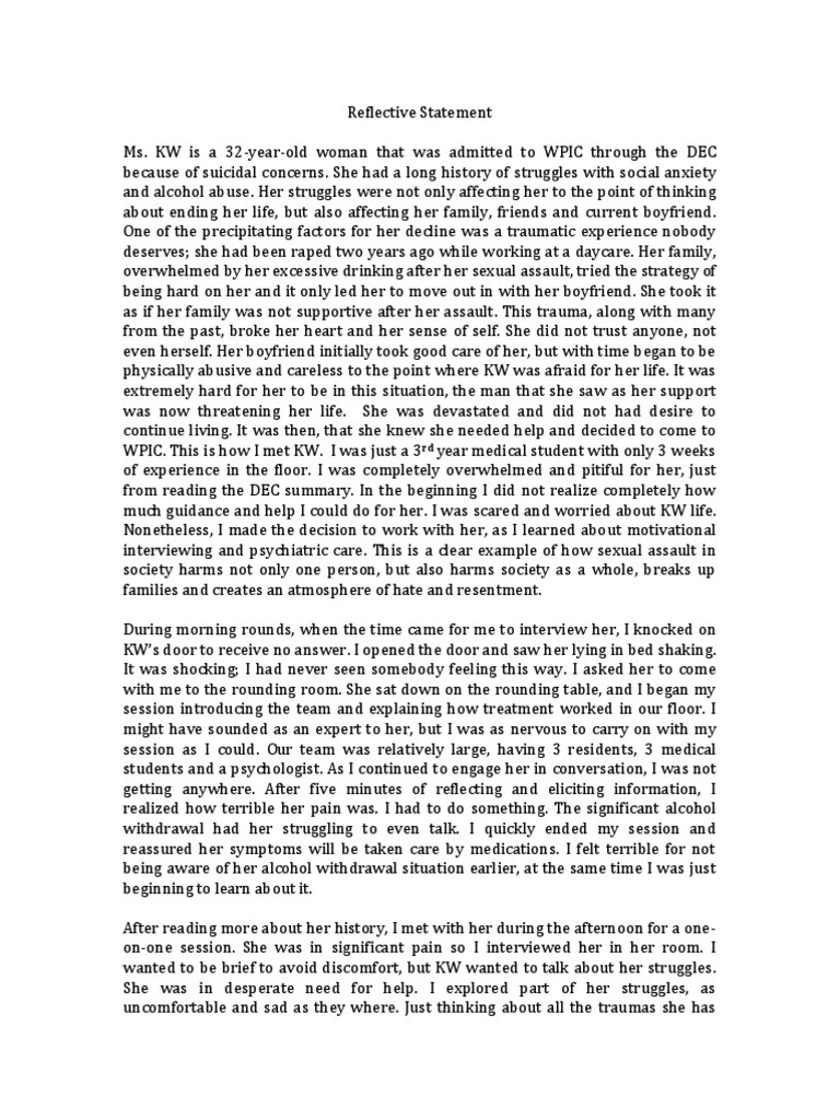 Reflective cbt essay 05 picture