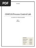 CH4510:Process Control Lab: Dynamics of U-Tube Manometer