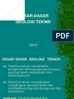 Dasar Geologi Teknik