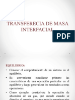 Transferecia de Masa Interfacial