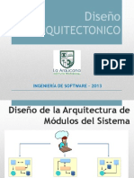 Diseño Arquitectura Ing - SW PDF