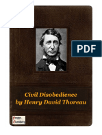 THOREAU Civil Disobedience