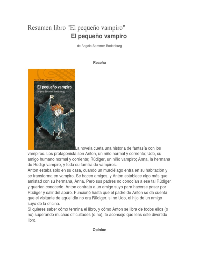 el pequeño vampiro Vampiros Ficción y literatura