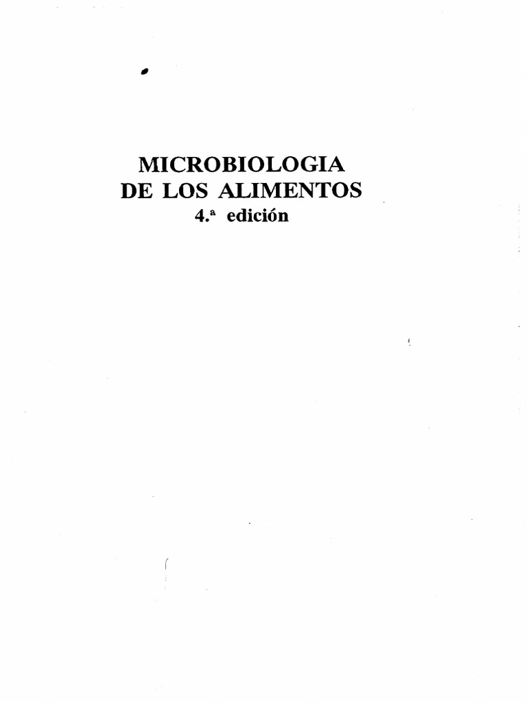 Microbiología de Los Alimentos | PDF | Ciencia y matemáticas