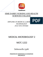 Sime Darby Nursing and Health Sciences College: Diploma in Medical Laboratory Technology July 2012 Intake