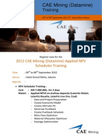 2012 CAE+Mining+ (Datamine) +training