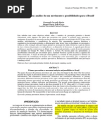 2005. JÚNIOR & GUZZO. Prevenção primária - análise de um movimento e possibilidades para o Brasil