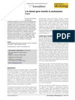 Trends and Barriers to Lateral Gene Transfer in Prokaryotes