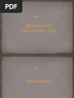 Renascimento Mentalidade e Arte