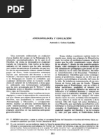 Antropología y Educación PDF