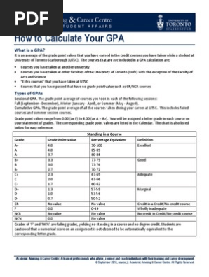 Gpa Calculator Pdf