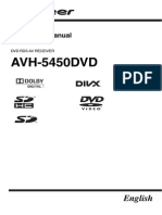 Avh-5450dvd Operating Manual - Eng