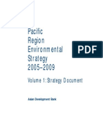 Pacific Region Environmental Strategy 2005-2009 - Volume 1: Strategy Document