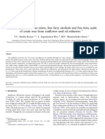 Characterization of Wax Esters, Free Fatty Alcohols and Free Fatty Acids