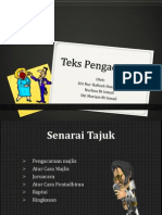 Teks Pengacaraan