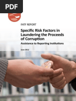 Specific Risk Factors in The Laundering of Proceeds of Corruption - Assistance To Reporting Institutions