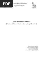 Download Sons of Northern Darkness Reflections of National Identity in Norway Through Norwegian Black Metal by Chris Thompson SN186889546 doc pdf