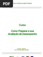 Curso Como Preparar a sua Avaliação de Desempenho