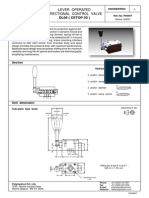 Lever Operated Directional Control Valve: DL06 (CETOP 03)