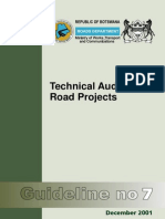 Botswana - Guideline 7 - Technical Auditing of Road Projects (2001)