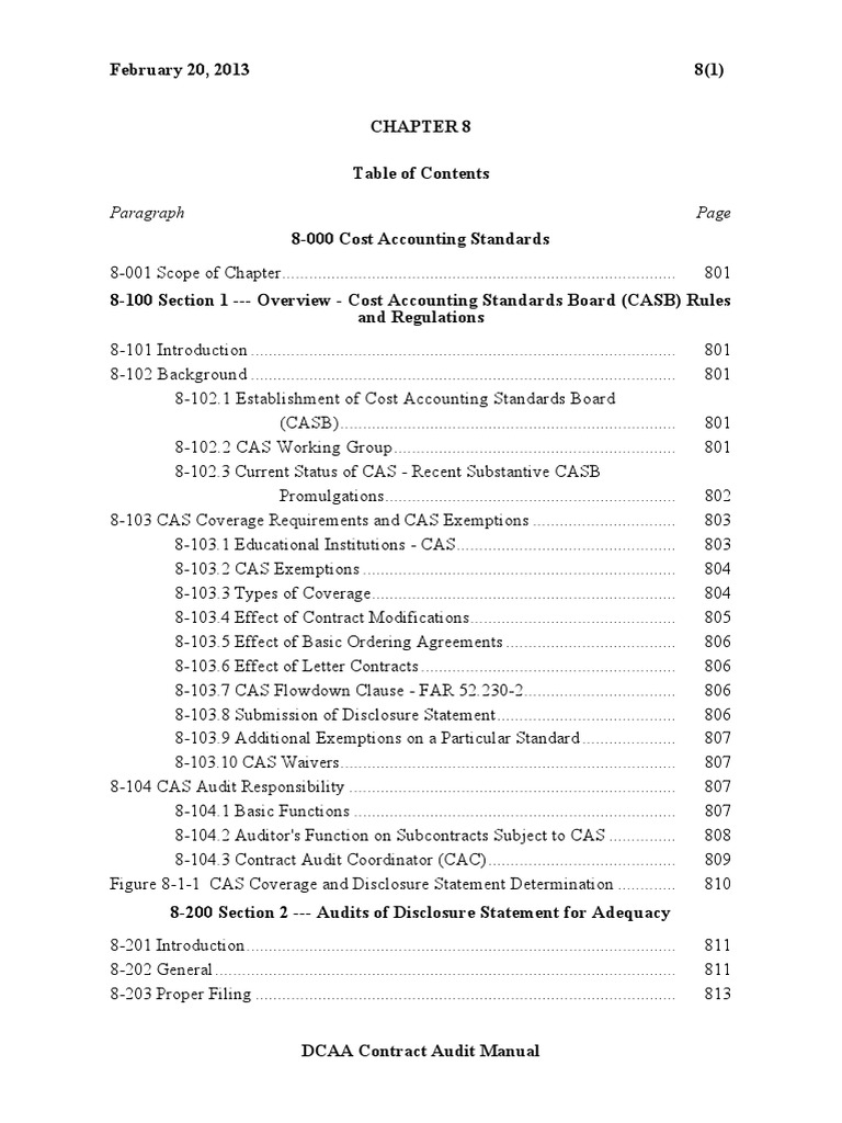 Chapter 08 Cost Accounting Standards Audit Government