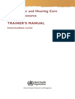 Manual Untuk Trainer-Intermediate Level-Pelatihan Tenaga Kesehatan Telinga Dan Pendengaran