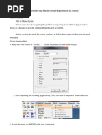 Hypermesh Shortcut Keys Guide | PDF