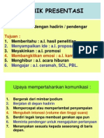 Teknik Presentasi