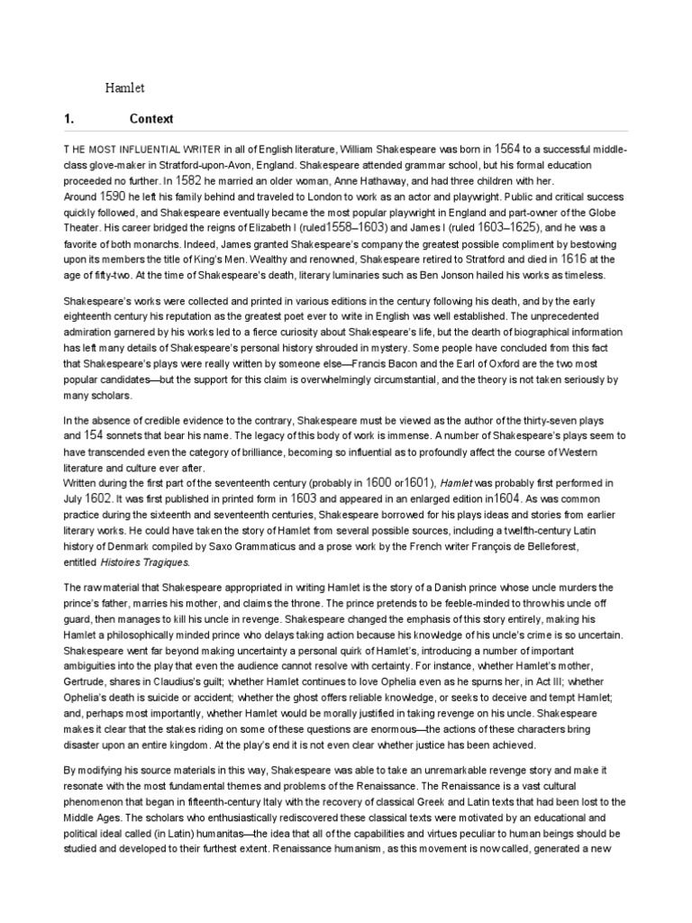 Hamlet feminist criticism quotes picture