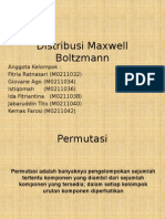 Distribusi Maxwell Boltzmann