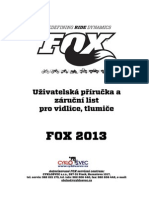 Manual Fox-Vidlice A Tlumice-2013
