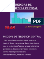 Medida de Tendencia Central