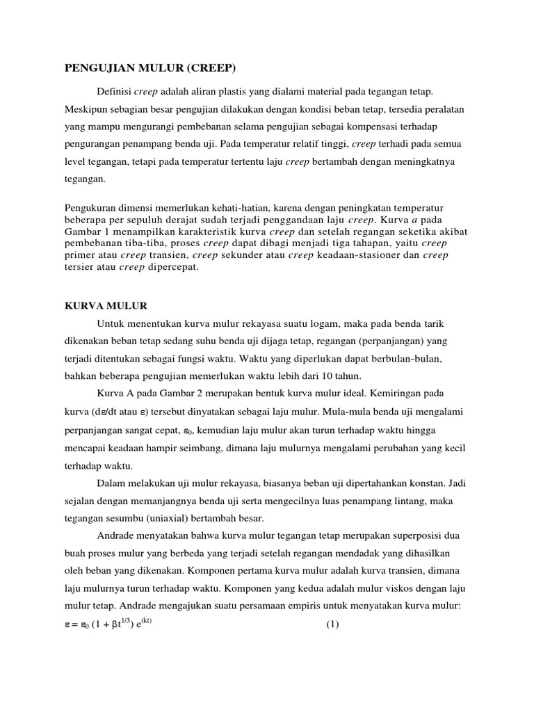 Pengujian Mulur | PDF