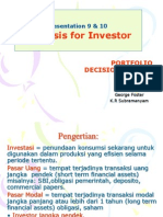 Pre. 9 Analysis For Investor