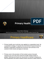 Primary Health Care: Group Name - Synergy