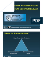 Reflexoes Sobre a Contribuicao Do Concreto Para a Sustentabilidade