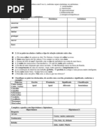 Funcionamento da Língua 10º ano