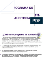 CASOS Programa de Auditoria