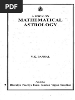Download A Book on Mathematical Astrology - Bansal by rforteza SN187022350 doc pdf