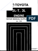 Toyota Motor Manual 2Lt and 3l