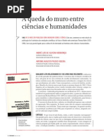 A queda do muro entre ciências e humanidades