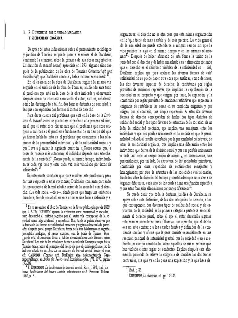 Las reglas del método sociológico reseña