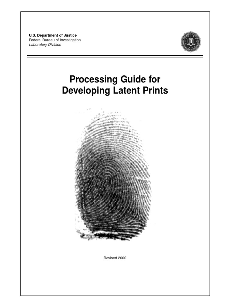 Manual FBI PDF Fingerprint Adhesive