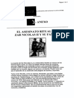 El Asesinato Ritual Del Zar Nicolas 2 y Su Familia