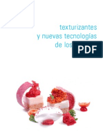 Texturizantes y Nuevas Tecnologias de Los Sabores