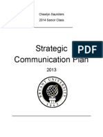 Saunders Strategic Com Plan